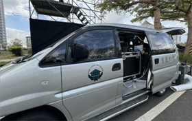 實踐大學自製行動轉播車 轉播全中運輕艇項目圖片